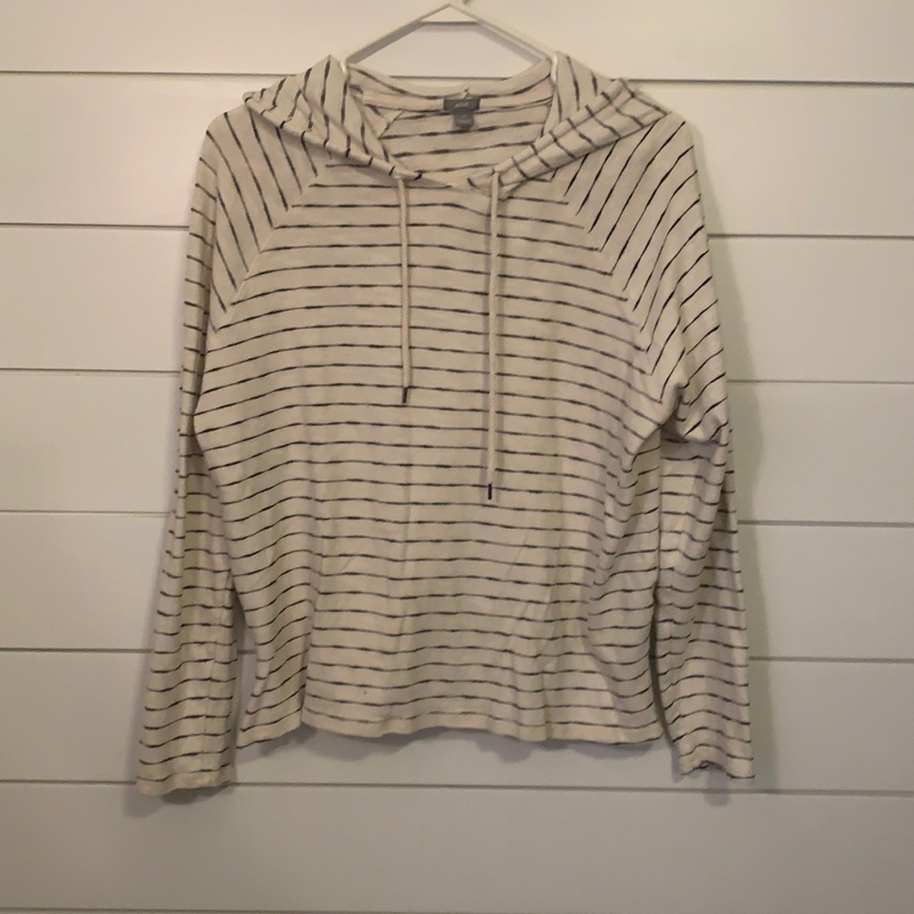 Aerie Striped Hoodie- Size Medium